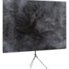 Elaborate Monochrome - Black Webcam Backdrop - Side 1