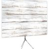 Shiplap White Wood Backdrop - Webcam Backdrop
