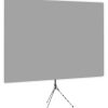 Mitty Gray - Solid Gray Webcam Backdrop - Side 1