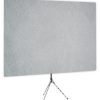 Surface Interest Gray Textured Webcam Backdrop - Side 1